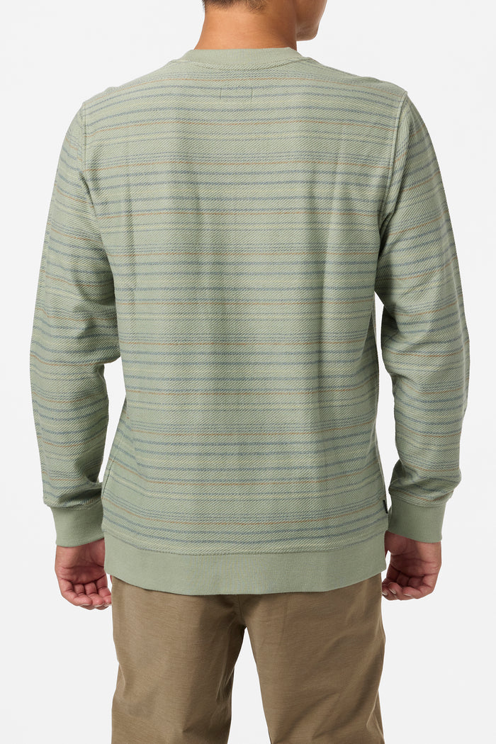 Bavaro Blocked Crew Neck Fleece - Sage | O'Neill