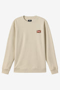 Bavaro Solid Crew Neck Fleece - Lt Khaki | O'Neill