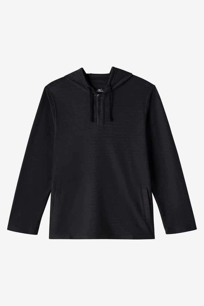Bavaro Solid Poncho Pullover Fleece - Phantom | O'Neill