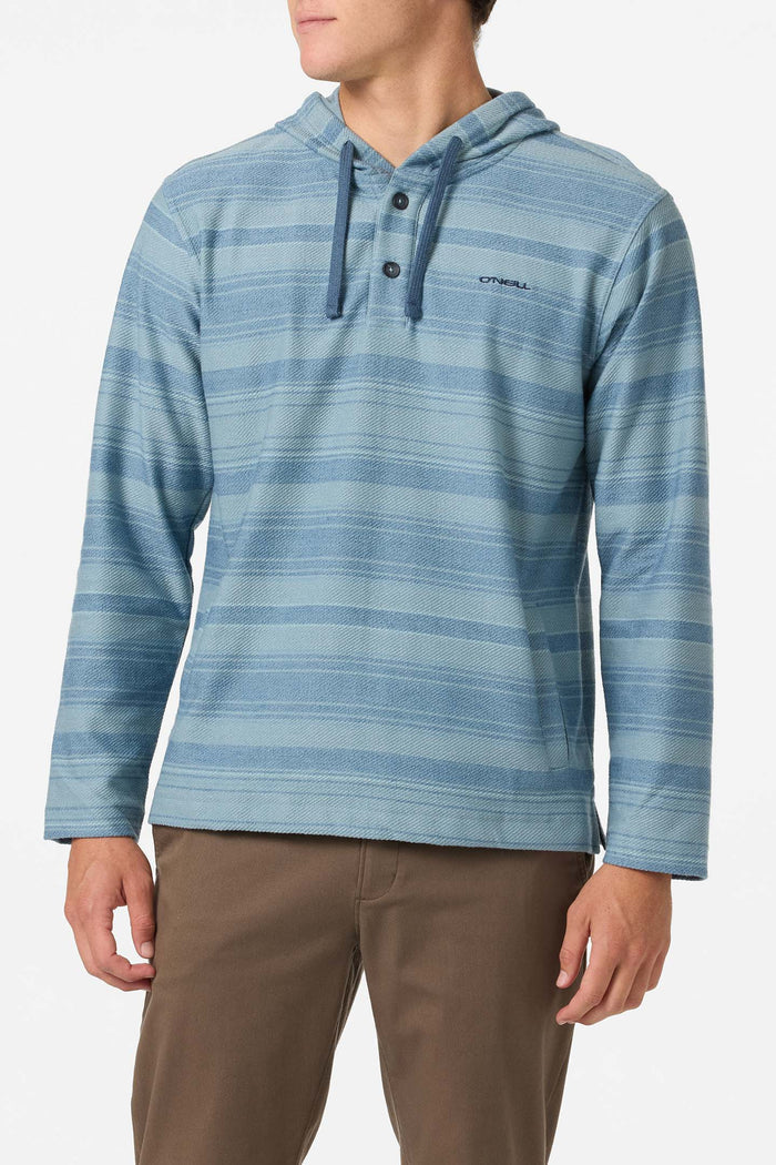 Bavaro Stripe Poncho Pullover Fleece - Citadel | O'Neill