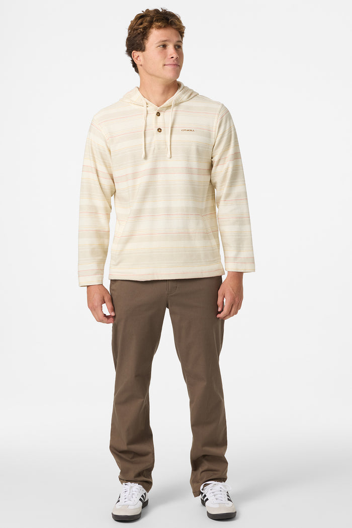 Bavaro Stripe Poncho Pullover Fleece - Cream | O'Neill