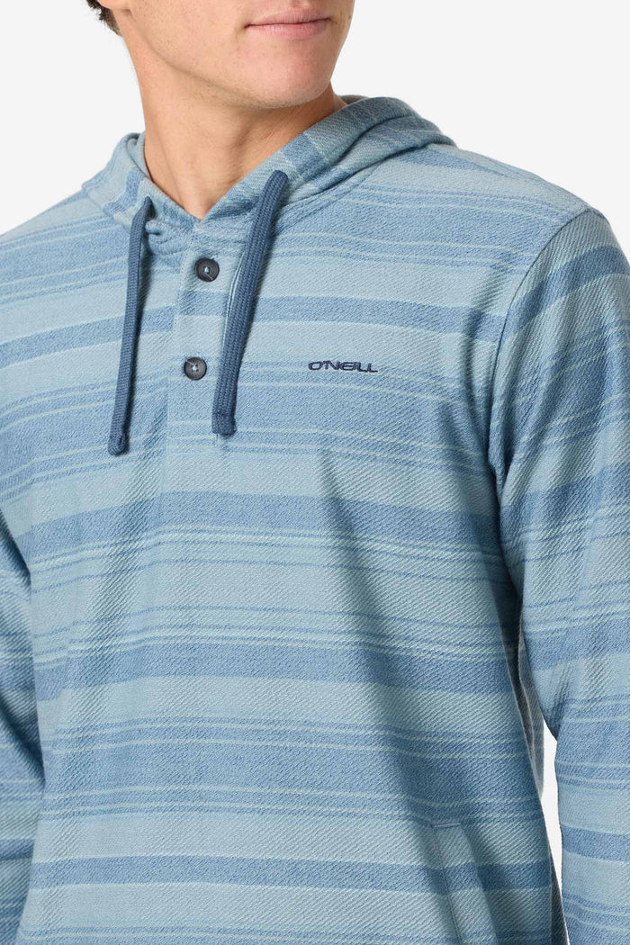 Bavaro Stripe Poncho Pullover Fleece - Citadel | O'Neill