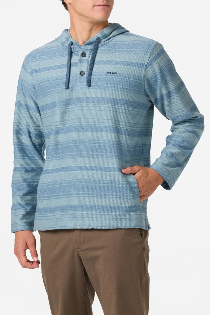 Bavaro Stripe Poncho Pullover Fleece - Citadel | O'Neill