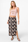 Bellamy Bali Floral Midi Skirt - Black | O'Neill