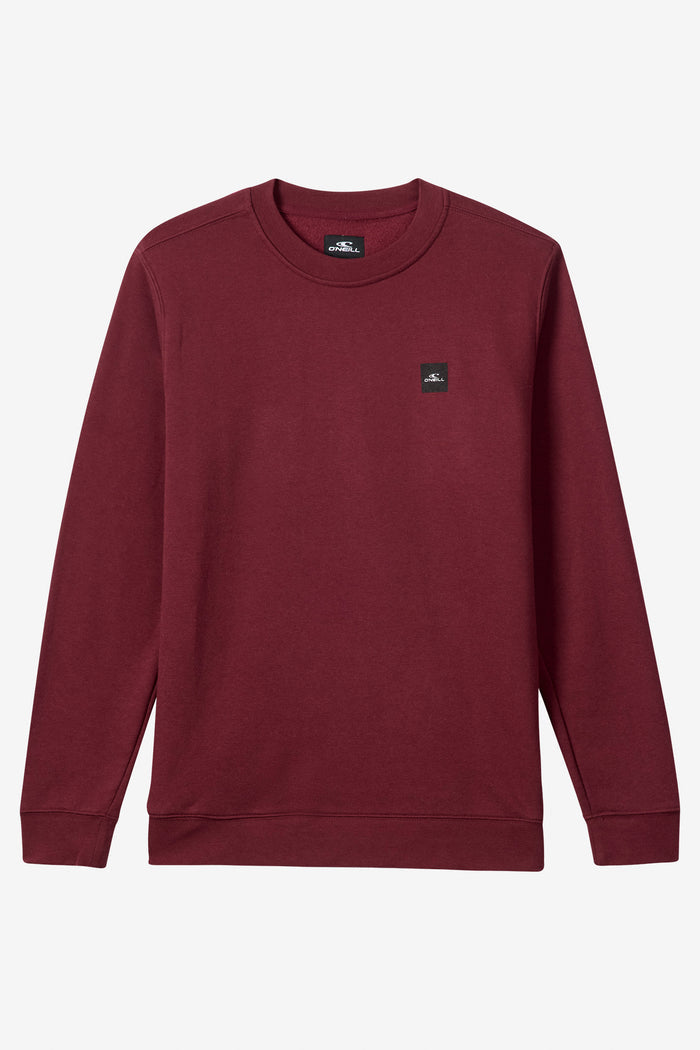 Blocked Out Crew Pullover - Burgundy | O'Neill