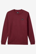 Blocked Out Crew Pullover - Burgundy | O'Neill