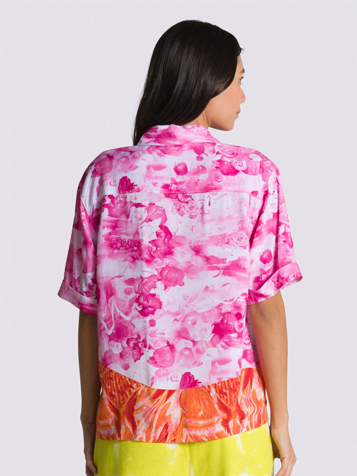 Blusa M/C Mujer Collina Strada Rosado Vans