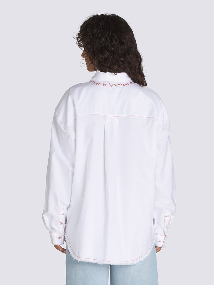 Blusa M/L Mujer Gillian Graphic Blanco Vans