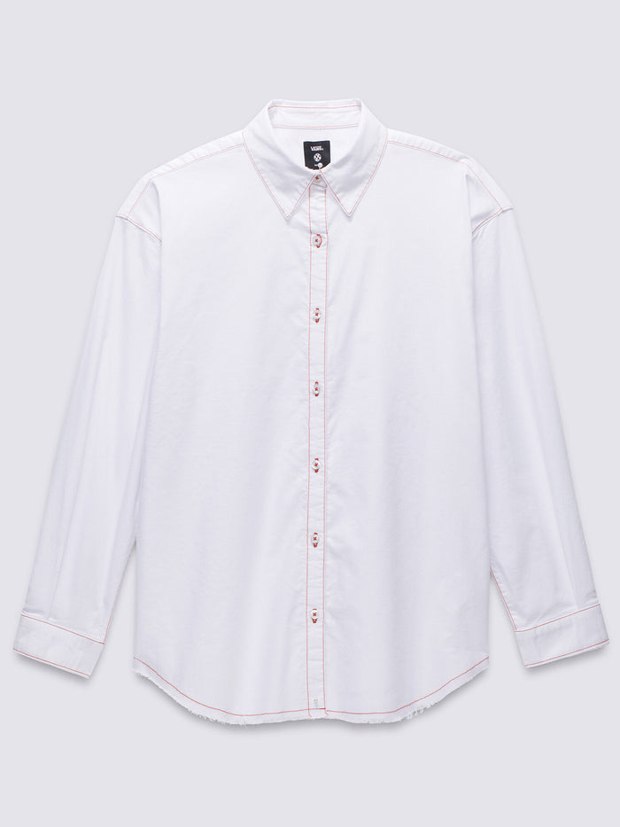 Blusa M/L Mujer Gillian Graphic Blanco Vans