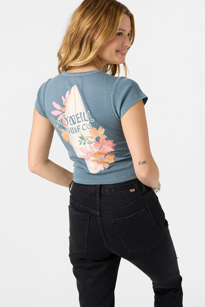 Board Bloom Tee - Washed Slate | O'Neill