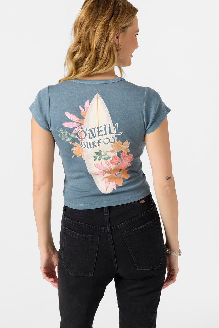 Board Bloom Tee - Washed Slate | O'Neill