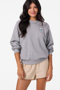 Boardwalk Crew Neck Fleece - Heather Ash | O'Neill