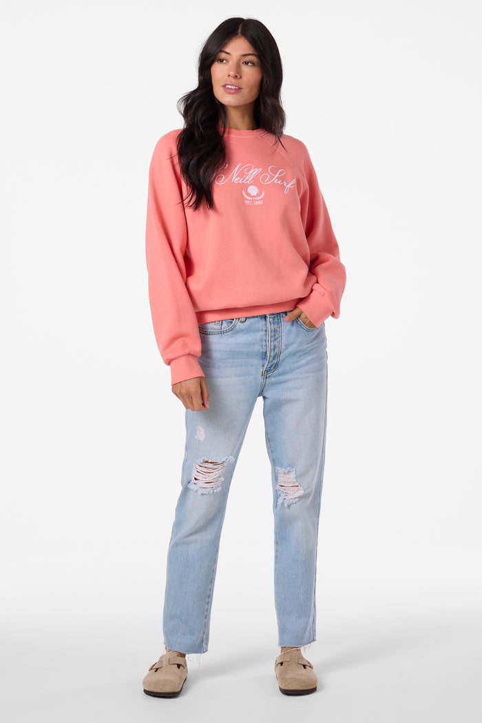Boardwalk Crew Neck Fleece - Porcelain Rose | O'Neill