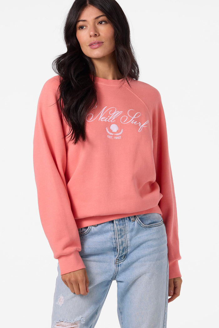 Boardwalk Crew Neck Fleece - Porcelain Rose | O'Neill