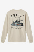 Boy's Adrift Long Sleeve Tee - Lt Khaki | O'Neill