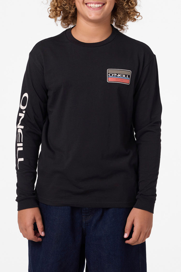 Boy's Banner Long Sleeve Tee - Black | O'Neill