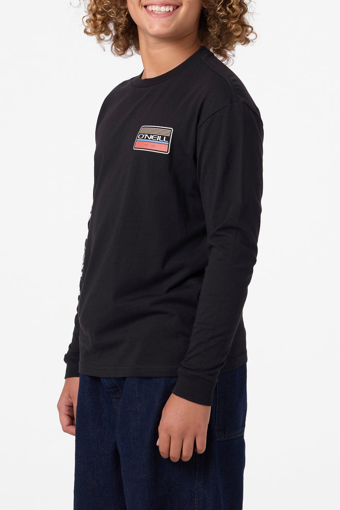 Boy's Banner Long Sleeve Tee - Black | O'Neill