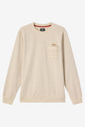 Boy's Bavaro Blocked Crew Shirt Fleece - Lt Khaki | O'Neill