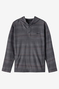 Boy's Bavaro Stripe Poncho Pullover Fleece - Black | O'Neill