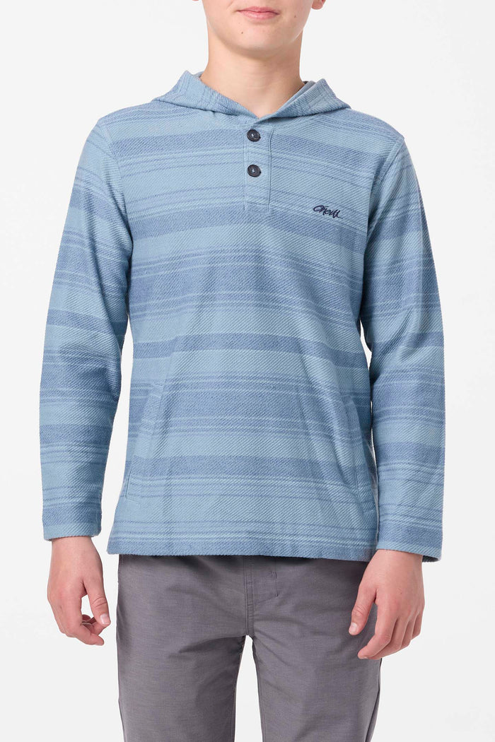 Boy's Bavaro Stripe Poncho Pullover Fleece - Citadel | O'Neill