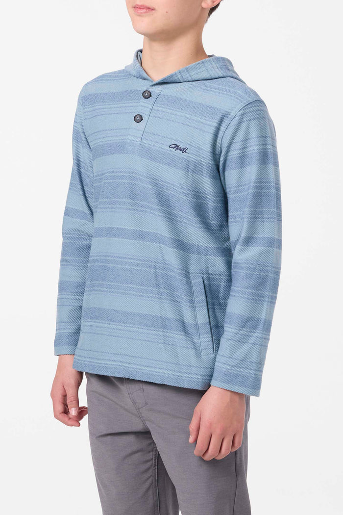 Boy's Bavaro Stripe Poncho Pullover Fleece - Citadel | O'Neill