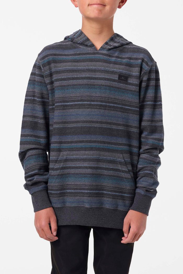 Boy's Bavaro Stripe Pullover - Black | O'Neill