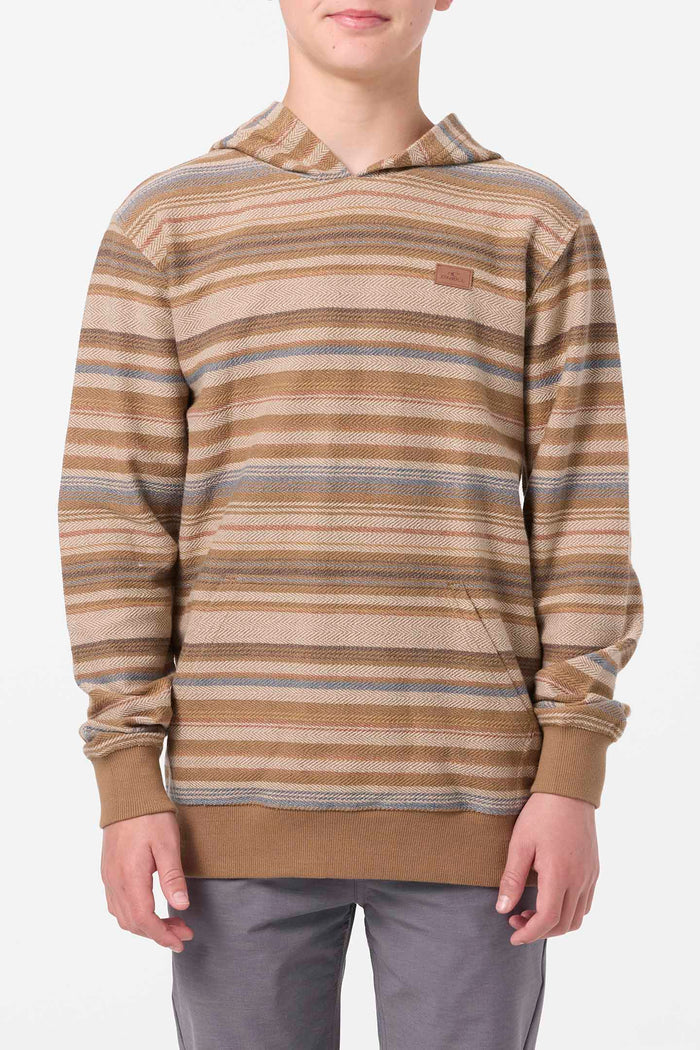 Boy's Bavaro Stripe Pullover - Dark Khaki | O'Neill