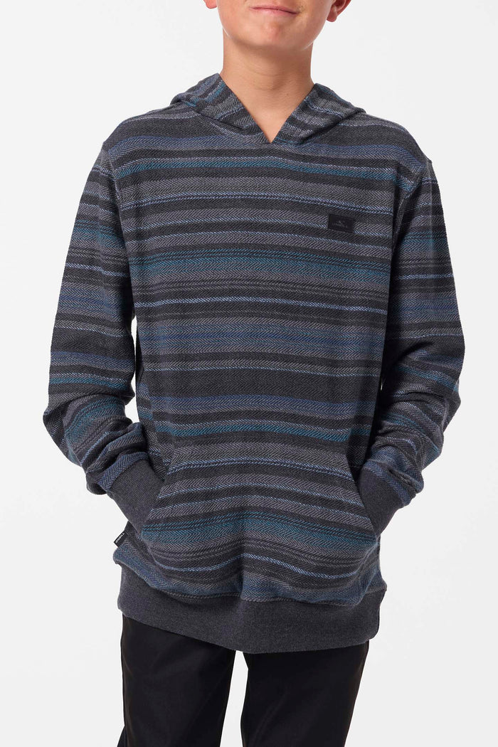 Boy's Bavaro Stripe Pullover - Black | O'Neill
