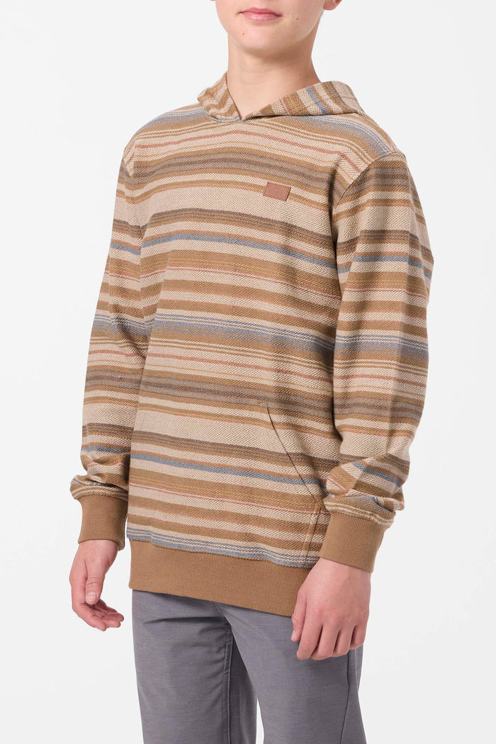 Boy's Bavaro Stripe Pullover - Dark Khaki | O'Neill