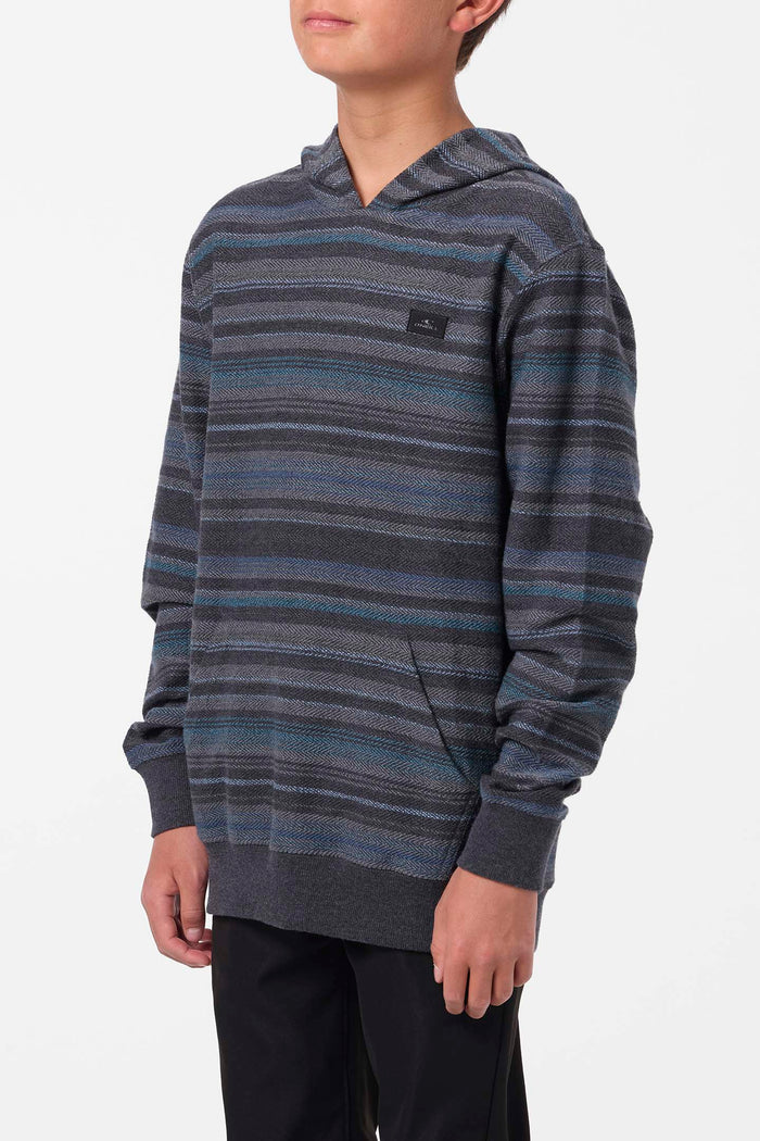 Boy's Bavaro Stripe Pullover - Black | O'Neill