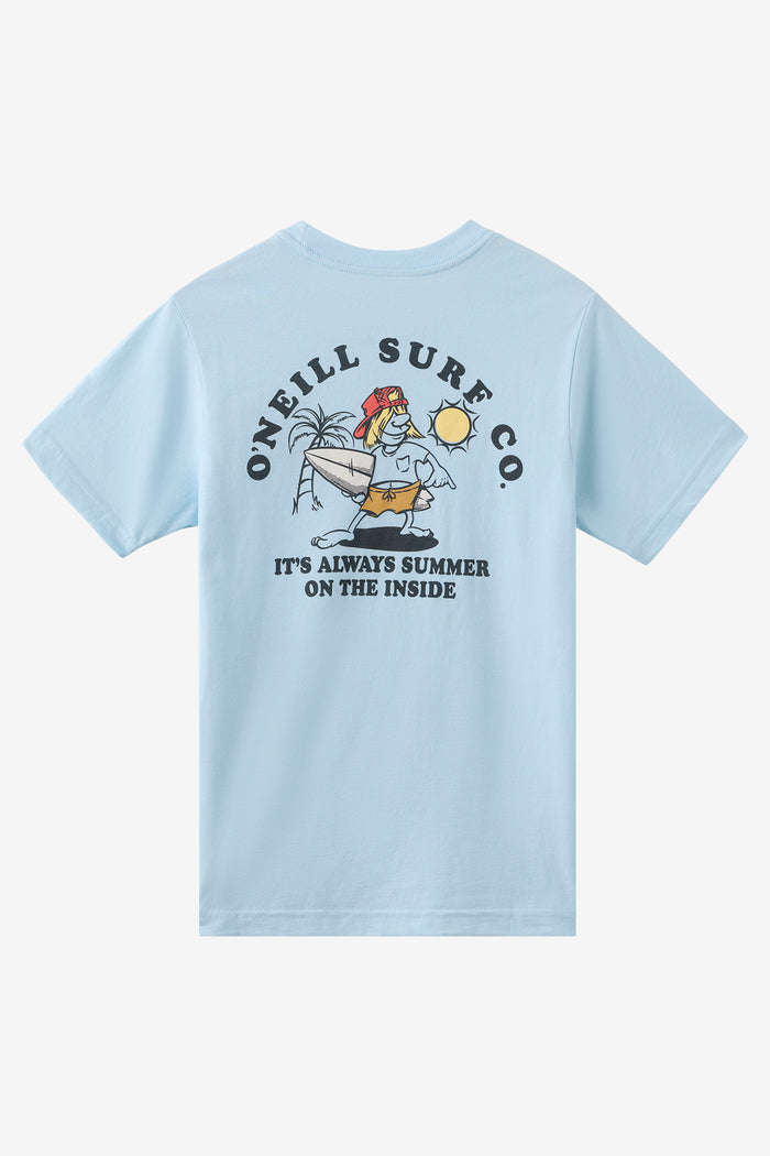 Boy's Butters Tee - Sky Blue Heather | O'Neill