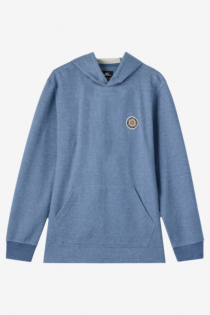 Boy's Cantina Hooded Textured Knit Pullover - Blue Mirage | O'Neill