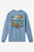 Boy's Chillin' Bones Long Sleeve Tee - Blue Mirage | O'Neill