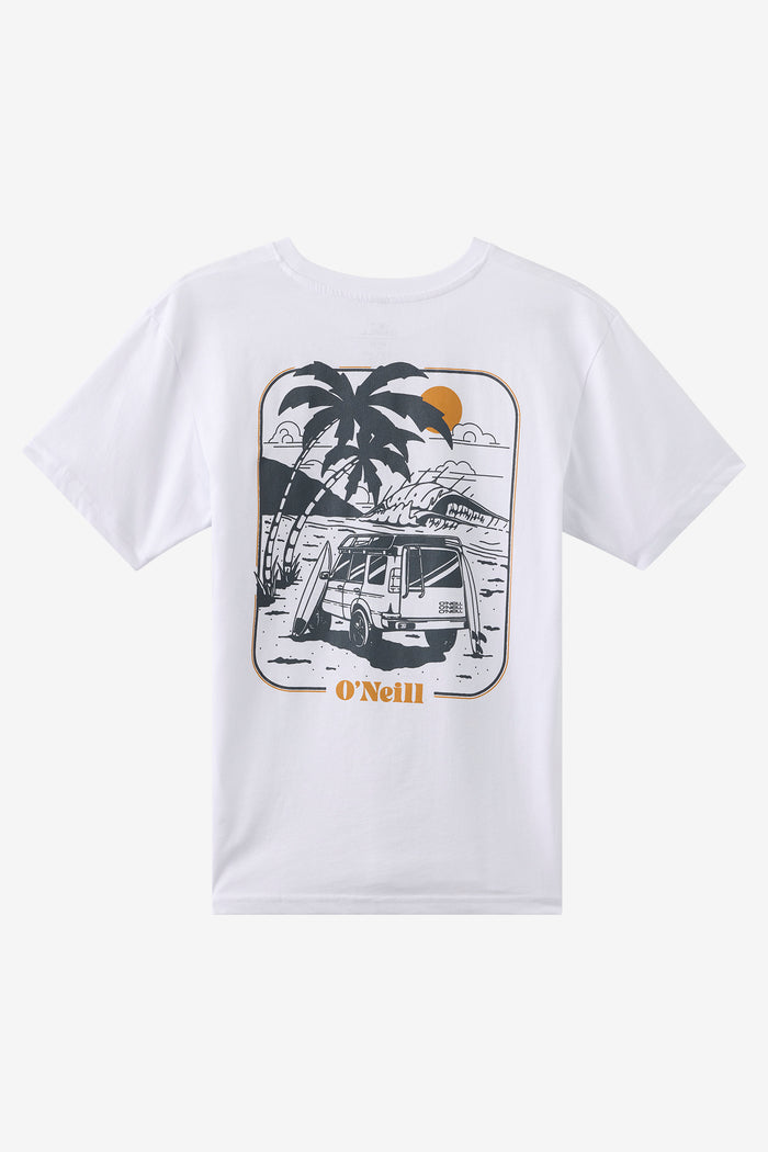 Boy's Clasher Tee - White | O'Neill