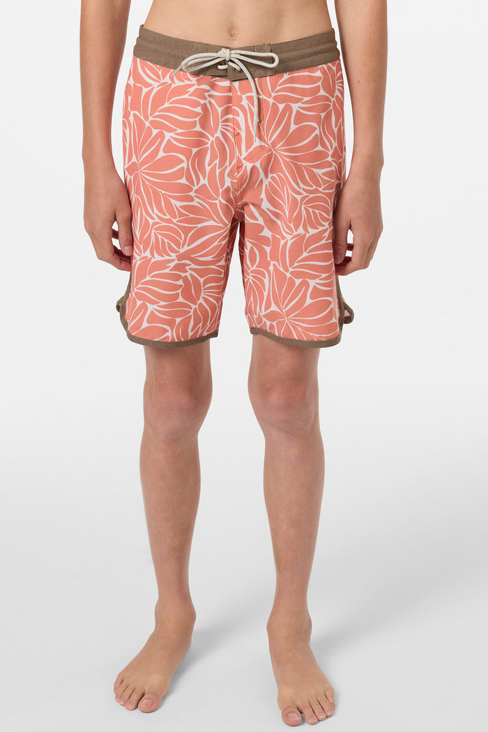 Boy's Cruzer Scallop 16" Boardshorts - Langoustino | O'Neill