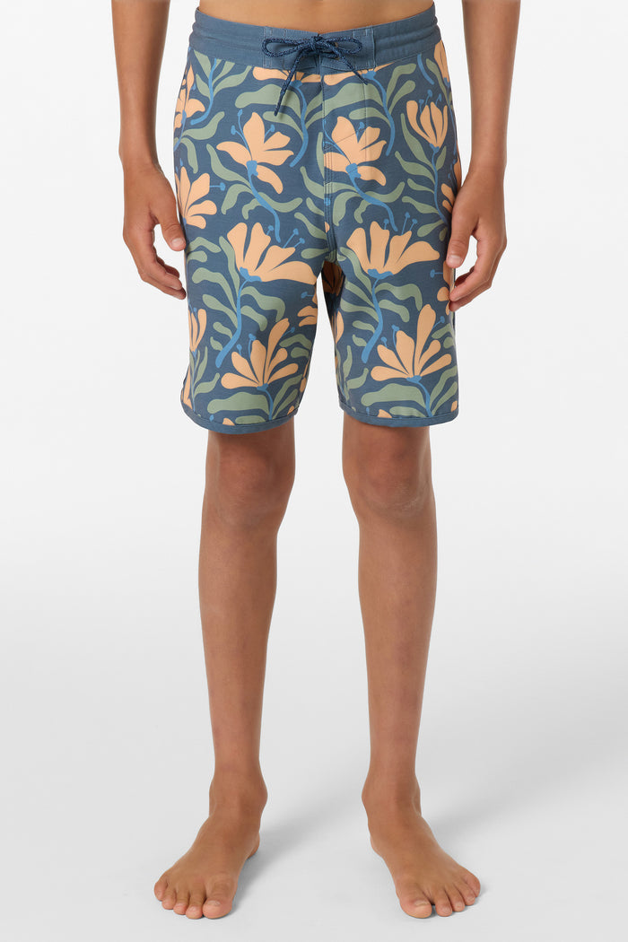 Boy's Cruzer Scallop 16" Boardshorts