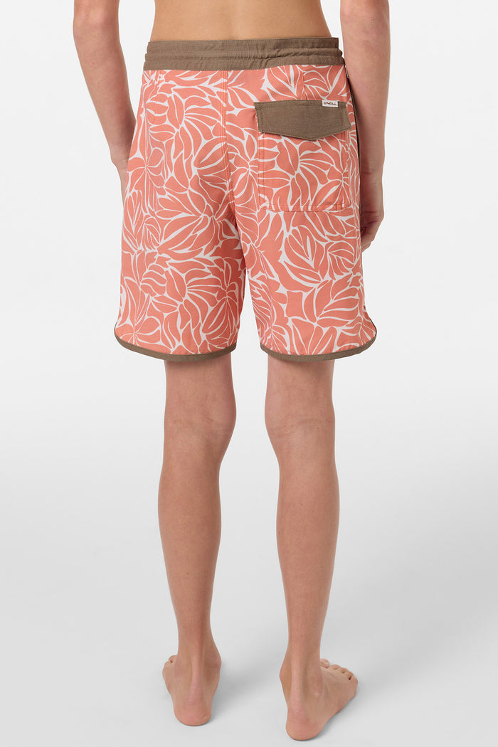Boy's Cruzer Scallop 16" Boardshorts - Langoustino | O'Neill