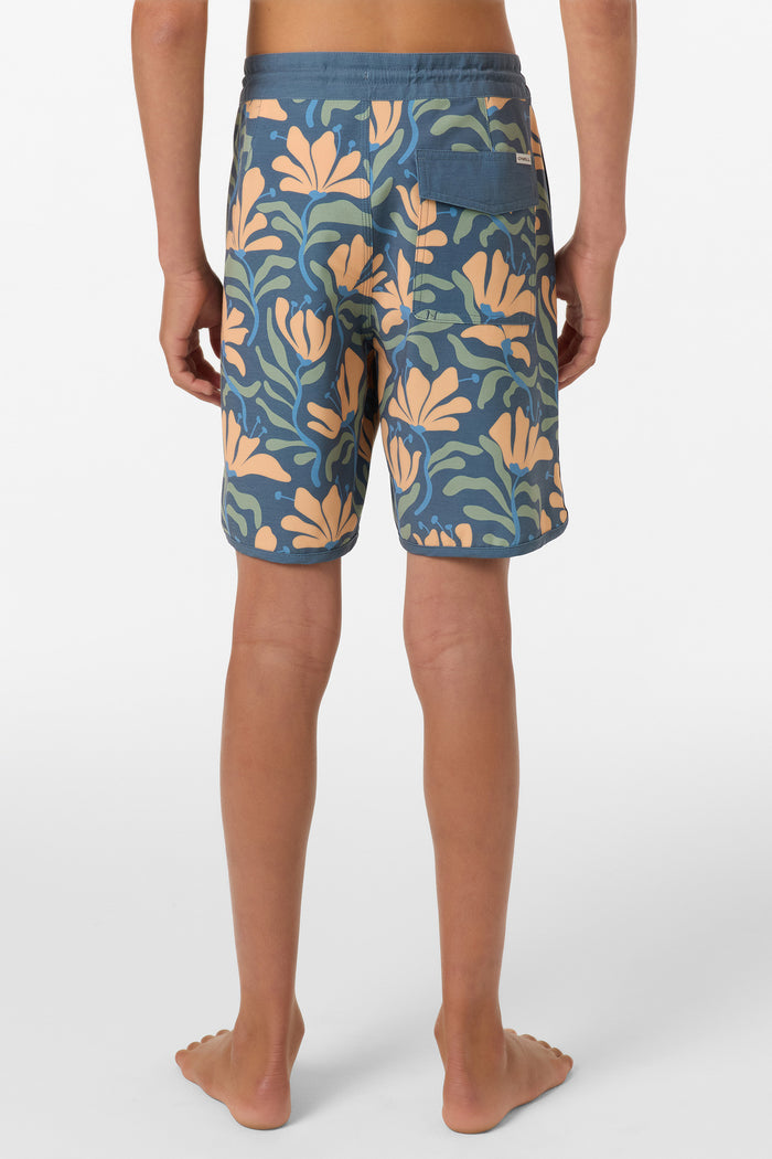 Boy's Cruzer Scallop 16" Boardshorts