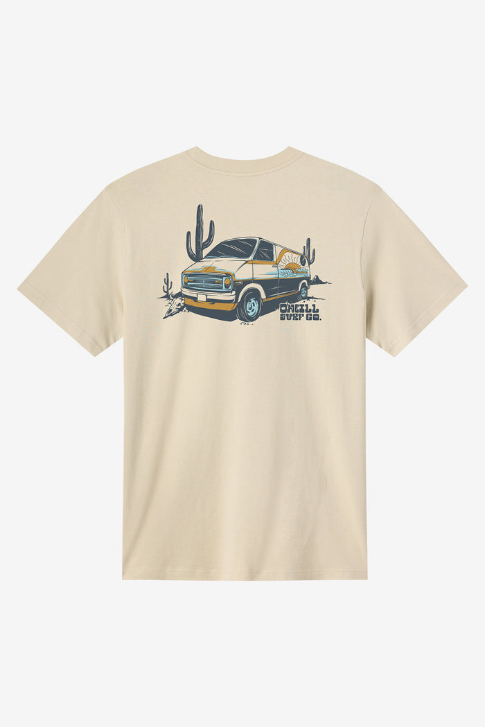 Boy's De La Cruzer Tee - Lt Khaki | O'Neill