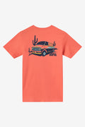 Boy's De La Cruzer Tee - Spiced Coral | O'Neill