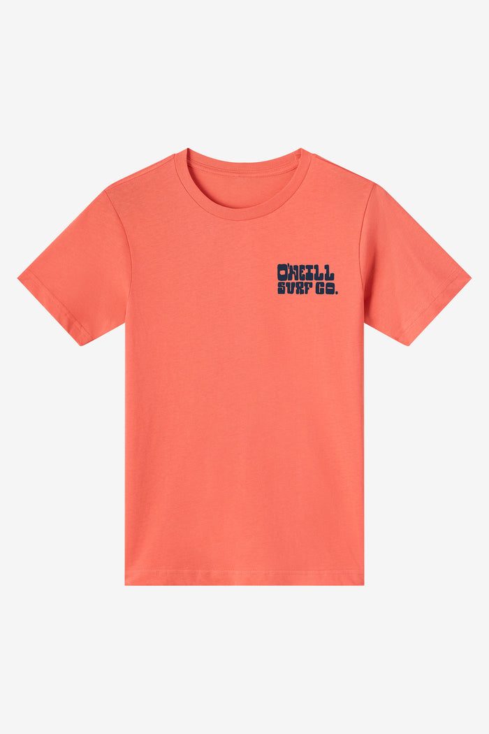 Boy's De La Cruzer Tee - Spiced Coral | O'Neill
