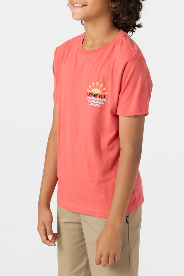 Boy's Encircle Tee - Hot Red | O'Neill
