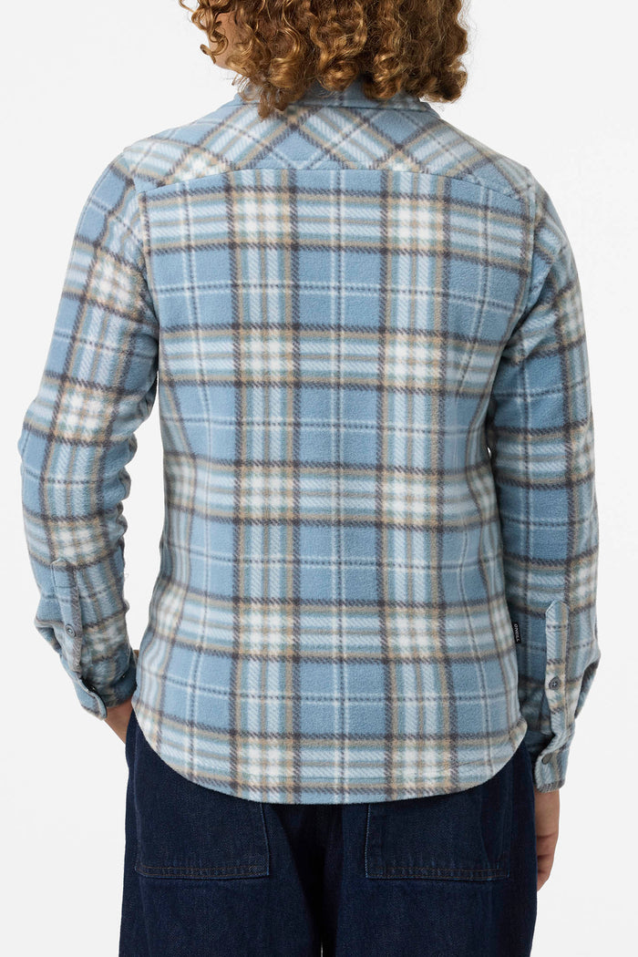 Boy's Glacier Plaid Superfleece Long Sleeve Shirt - Citadel | O'Neill