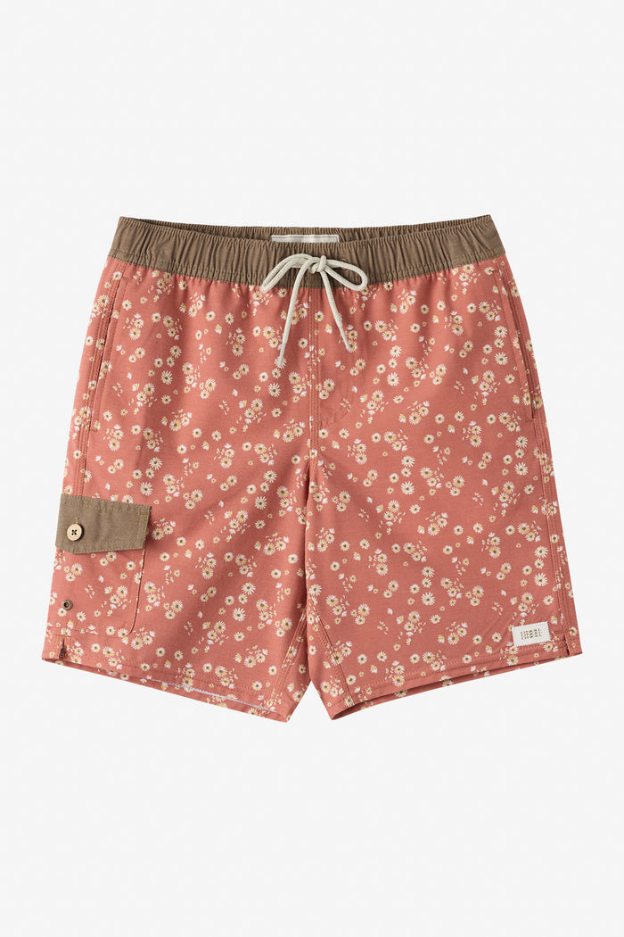 Boy's Hermosa Retro 16" Swim Trunks - Chutney | O'Neill