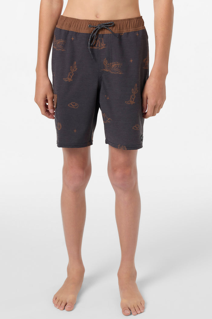 Boy's Hermosa Retro 16" Swim Trunks - Phantom | O'Neill