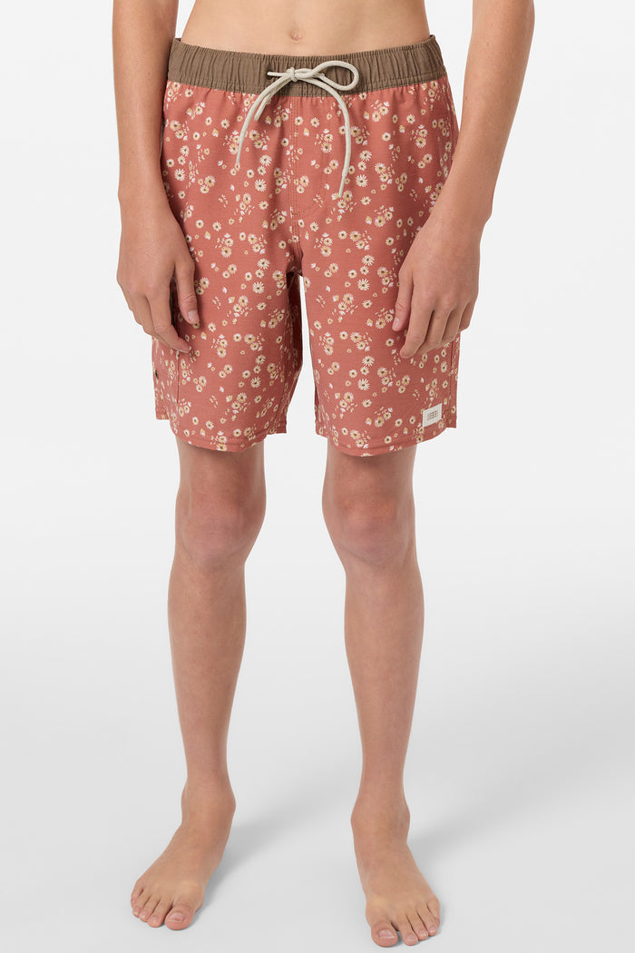 Boy's Hermosa Retro 16" Swim Trunks - Chutney | O'Neill
