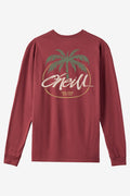 Boy's Home Grown Long Sleeve Tee - Oxblood Red | O'Neill