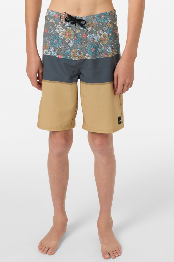 Boy's Hyperfreak Heat Block 17" Boardshorts - Antelope | O'Neill