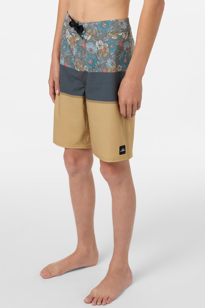 Boy's Hyperfreak Heat Block 17" Boardshorts - Antelope | O'Neill