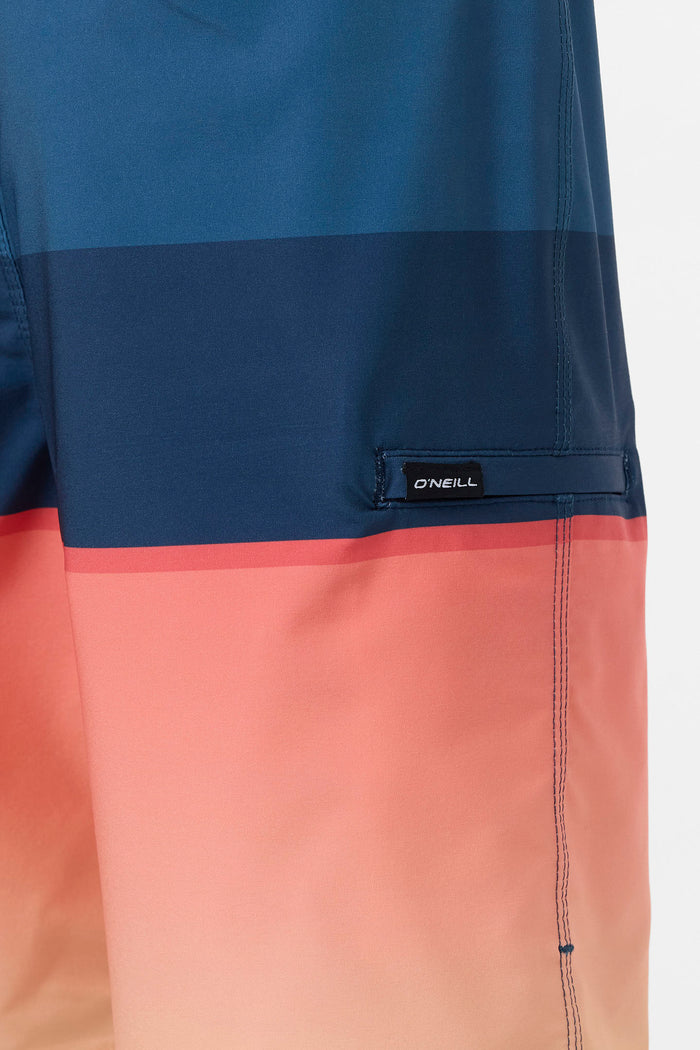 Boy's Hyperfreak Heat Block 17" Boardshorts - Persimmon | O'Neill